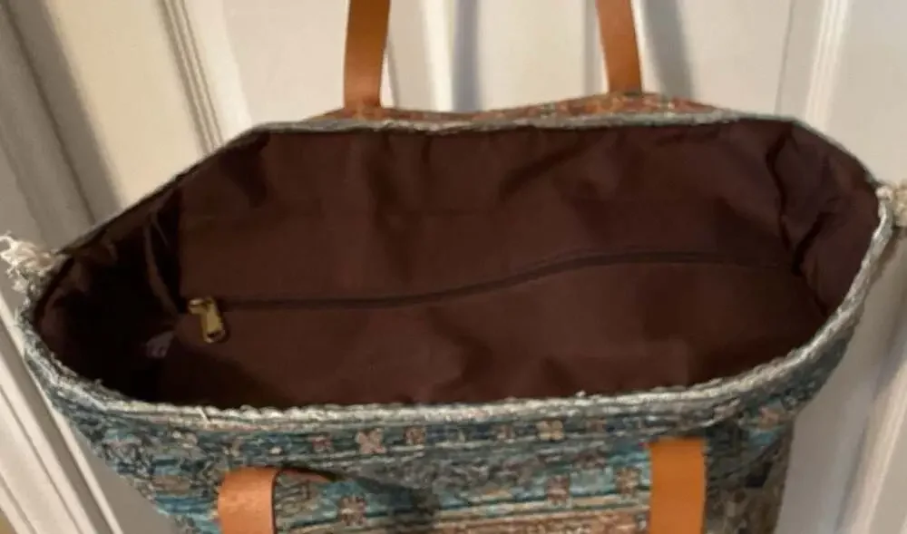 Unbranded tapestry tote